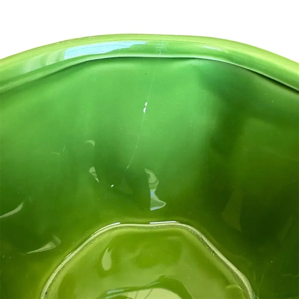 Vintage 1990 H&HD Green Bell Pepper Ceramic Cookie Jar Canister Made Mexico